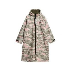 Kurtka przeciwdeszczowa damska Superdry. Brązowe kurtki damskie Superdry, uniwersalny, z aplikacjami, z materiału. Za 790.85 zł.