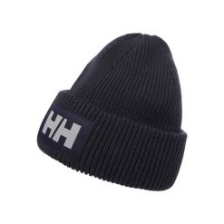 Czapka Helly Hansen box. Niebieskie czapki damskie Helly Hansen, bez wzorów. Za 159.50 zł.