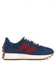 New Balance Sneakersy U327WSB W Granatowy. Niebieskie obuwie sportowe damskie New Balance, ze skóry, bez zapięcia. Za 569.99 zł.