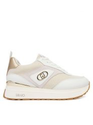 Liu Jo Sneakersy Wonder 97 Bis BA6005 PX806 Biały. Białe obuwie sportowe damskie Liu Jo, ze skóry, bez zapięcia. Za 679.99 zł.