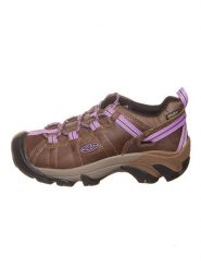 Keen Skórzane buty turystyczne "Targhee II" w kolorze ciemnobrązowym rozmiar: 37,5. Brązowe obuwie trekkingowe damskie Keen, z materiału, bez zapięcia. Za 180.06 zł.