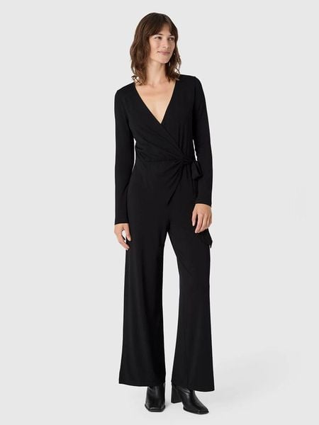 Les Lunes Kombinezon "Aliice" w kolorze czarnym rozmiar: XXL. Czarne kombinezony damskie Les Lunes, xxl, bez wzorów, bez kołnierzyka, bez ramiączek. Za 252.99 zł.