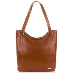 Skórzana torebka damska j.brązowa PAOLO PERUZZI GA317. Brązowe torebki klasyczne damskie PAOLO PERUZZI, ze skóry, bez dodatków. Za 499.99 zł.