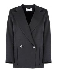 Silvian Heach Marynarka "Oversize" | CVA22060GC | Kobieta | Czarny. Czarne marynarki i żakiety damskie Silvian Heach, bez wzorów, z elastanu. W wyprzedaży za 499.00 zł.