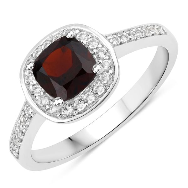 Rafaela Donata Pierścionek Srebro wysokiej próby Srebrny Pierścionki 1 ct Damski. Szare pierścionki damskie Rafaela Donata, z granatem, srebrne. Za 379.99 zł.