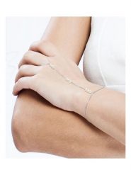 Pearline Srebrna bransoletka z perłami rozmiar: onesize. Czarne bransoletki damskie Pearline, srebrne. Za 173.99 zł.