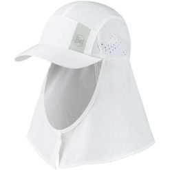 Czapka z nakarcznikiem sahara cap ochrona UVP50. Białe czapki z daszkiem damskie Buff, bez wzorów. Za 207.99 zł.