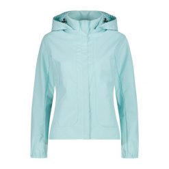 Damska wodoodporna kurtka zapinana na zamek CMP. Białe kurtki damskie CMP, s, bez wzorów, bez kaptura. Za 506.50 zł.