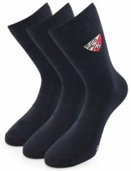 Niebieskie skarpetki Tonino Lamborghini 3 pary Niebieskie 43-46. Niebieskie skarpetki damskie Lamborghini, bez wzorów, z bawełny. Za 104.99 zł.