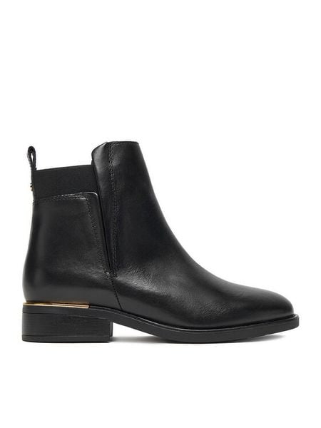 Lasocki Botki CEO-RST-6397-01 Czarny. Czarne botki damskie Lasocki, ze skóry, bez obcasa, na płaskiej podeszwie, bez zapięcia. Za 259.99 zł.