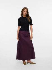 Vero Moda Spódnica w kolorze fioletowym rozmiar: XS. Różowe spódnice damskie Vero Moda, xs, bez wzorów, maxi. Za 70.24 zł.