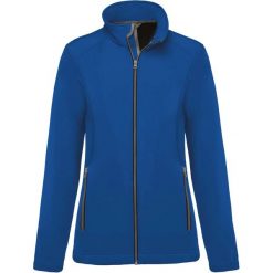 Kurtka damska Kariban Softshell 2 Couches. Niebieskie kurtki sportowe damskie KARIBAN, xl, bez wzorów, z elastanu, bez kaptura. Za 176.00 zł.