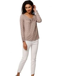 Heine Koszulka w kolorze jasnoróżowym rozmiar: 44. Różowe bluzki damskie Heine, bez wzorów, bez kołnierzyka, bez ramiączek. Za 52.30 zł.