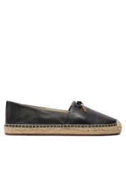MICHAEL Michael Kors Espadryle Nori 40R4NRFP1L Czarny. Czarne espadryle damskie MICHAEL Michael Kors, bez wzorów, ze skóry, bez obcasa. Za 389.99 zł.