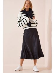 Happiness Istanbul Spódnica w kolorze czarnym rozmiar: 40. Czarne spódnice damskie Happiness Istanbul, bez wzorów, maxi. Za 78.99 zł.