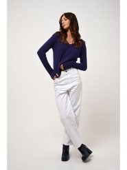 AUTHENTIC CASHMERE Kaszmirowy sweter "Galise" w kolorze fioletowym rozmiar: M. Różowe swetry klasyczne damskie AUTHENTIC CASHMERE, m, z kaszmiru, bez kołnierzyka. Za 326.99 zł.