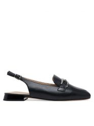 Caprice Baleriny 9-29400-44 Czarny. Czarne balerinki damskie Caprice, bez wzorów, ze skóry. Za 235.99 zł.