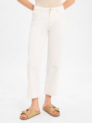 Opus Jeansy Barrel - Lolah Kobiety Bawełna biały, 36-28. Białe jeansy damskie Opus. Za 449.95 zł.