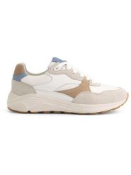 TRAVELIN' Skórzane sneakersy "Rayleigh" w kolorze biało-beżowym rozmiar: 41. Białe obuwie sportowe damskie Travelin', bez zapięcia. Za 399.71 zł.