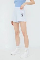 SPODENKI DAMSKIE SPORTOWE CHAMPION-SZORTY SHORTS KRÓTKIE KOLOR NIEBIESKI. Niebieskie spodenki sportowe damskie Champion, na lato, l, bez wzorów, z bawełny, do biegania. Za 84.70 zł.