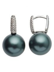 U.S. Polo Assn. Kolczyki z kryształami i perłami rozmiar: onesize. Szare kolczyki damskie U.S. Polo Assn., z kryształem, szklane. Za 86.99 zł.