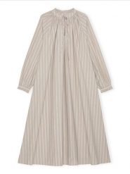 CARE BY ME Sukienka "Laura" w kolorze beżowo-białym rozmiar: L. Brązowe sukienki damskie CARE BY ME, bez wzorów, z bawełny, bez ramiączek. Za 269.95 zł.
