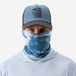 Komin wędkarski Caperlan 500 Anty-UV. Niebieskie kominy damskie CAPERLAN, bez wzorów, z materiału. Za 34.99 zł.