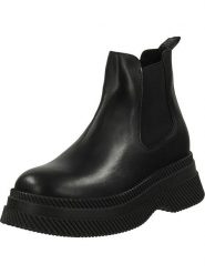 Steve Madden Skórzane sztyblety w kolorze czarnym rozmiar: 41. Czarne botki damskie Steve Madden. Za 260.99 zł.