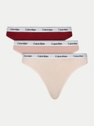 Calvin Klein Underwear Komplet stringów 000QD5209E Kolorowy. Komplety bielizny Calvin Klein Underwear, bez wzorów, z bawełny. Za 139.99 zł.