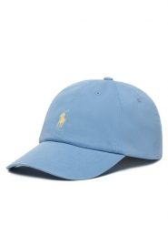 Polo Ralph Lauren Czapka z daszkiem 710667709172 Niebieski. Niebieskie czapki z daszkiem damskie Polo Ralph Lauren, bez wzorów, z bawełny. Za 269.99 zł.