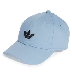 Czapka z daszkiem adidas. Niebieskie czapki z daszkiem damskie Adidas, bez wzorów. Za 79.99 zł.