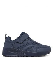 Skechers Sneakersy Uno Lite 403640L NVY Granatowy. Niebieskie buty sportowe chłopięce Skechers, ze skóry, bez zapięcia. Za 199.99 zł.