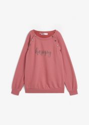 Bluza ciążowa i do karmienia 2w1. Fioletowe bluzy damskie bonprix, bez wzorów, bez kaptura. Za 149.99 zł.