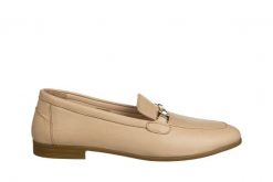 Mokasyny Bayla-161 022 3406 Beige 161679, Beżowy, Skóra naturalna - 36. Brązowe mokasyny damskie Bayla, na lato, z materiału, bez obcasa. W wyprzedaży za 224.10 zł.