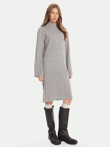 Barbour Sukienka dzianinowa Sophia LDR0939GY71 Szary Regular Fit. Szare sukienki damskie Barbour, bez wzorów, z bawełny, bez ramiączek. Za 379.99 zł.