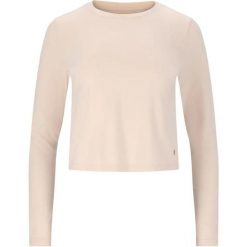 Damska koszulka z długim rękawem Athlecia Kirillov. Białe bluzki damskie Athlecia, bez wzorów, sportowe, bez kołnierzyka, bez ramiączek. Za 152.50 zł.