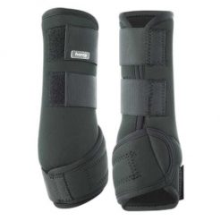 Neoprenowe getry ujeżdżeniowe dla koni Horze. Czarne legginsy sportowe damskie HORZE, s, bez wzorów, z neoprenu, do jazdy konnej. Za 168.50 zł.