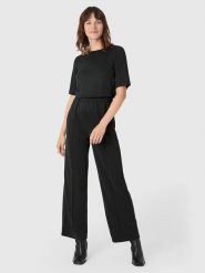 Les Lunes Kombinezon "Kiraa" w kolorze czarnym rozmiar: XL. Czarne kombinezony damskie Les Lunes, xl, bez wzorów, bez kołnierzyka, bez ramiączek. Za 208.99 zł.