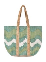 BLE Shopper bag w kolorze zielonym - 40 x 31 cm rozmiar: onesize. Zielone shopper bag BLE, bez wzorów, z materiału, na ramię, bez dodatków. Za 79.45 zł.