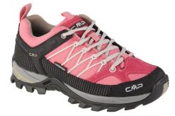 Damskie Niskie buty trekkingowe CMP Rigel waterprof. Czerwone obuwie trekkingowe damskie CMP, z tkaniny, bez zapięcia. Za 389.99 zł.