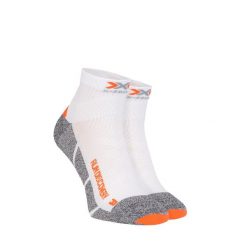 Skarpety biegowe X-Socks Run Discovery 4.0. Białe skarpetki damskie X Socks, bez wzorów. Za 77.49 zł.