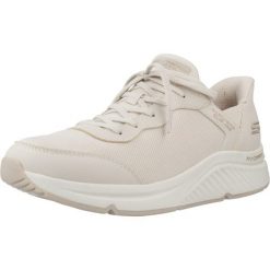 Buty SKECHERS BOBS ARCH COMFORT B Beżowy. Brązowe obuwie trekkingowe damskie Skechers, z syntetyku, bez zapięcia. Za 329.99 zł.
