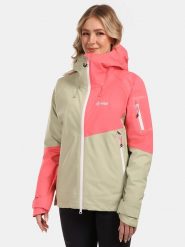 Kilpi Kurtka funkcyjna "Mamba" w kolorze beżowo-różowym rozmiar: 36. Brązowe kurtki sportowe damskie Kilpi, m, bez wzorów, bez kaptura. Za 565.99 zł.