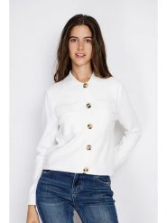 William de Faye Kardigan w kolorze białym rozmiar: 38. Białe kardigany damskie William de Faye, bez wzorów, z kaszmiru. Za 152.99 zł.