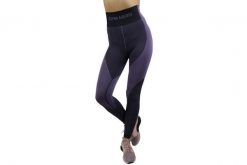 Leginsy fitness damskie Leggins HEATHER. Fioletowe legginsy sportowe damskie Gym Hero, s, bez wzorów, z elastanu, na fitness i siłownię. Za 109.99 zł.