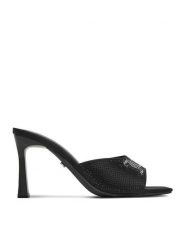 Juicy Couture Klapki CEO-259-29-06 Czarny. Czarne klapki damskie Juicy Couture, bez wzorów, z materiału, bez obcasa, bez zapięcia. Za 249.99 zł.