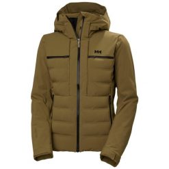 Damska kurtka narciarska Helly Hansen Alphelia Elevate. Brązowe kurtki sportowe damskie Helly Hansen, bez wzorów, bez kaptura. W wyprzedaży za 1,919.20 zł.