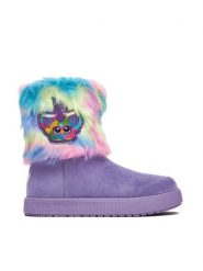 FURBY Śniegowce CEO-BIC-AW25-133FUR Fioletowy. Fioletowe kozaki dziewczęce FURBY, bez wzorów, z materiału, bez obcasa, bez zapięcia. Za 109.99 zł.