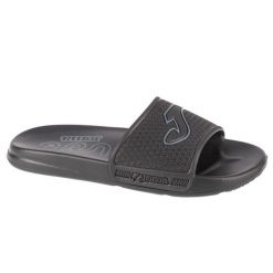 Klapki na basen damskie, S.Island Lady 24 SISLLS. Czarne klapki damskie Joma, bez wzorów, bez obcasa, bez zapięcia. Za 49.99 zł.