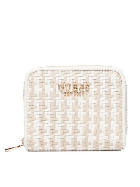 Guess Portfel Mirema Slg SWWG96 31137 Biały. Białe portfele damskie Guess, z aplikacjami, ze skóry. Za 219.99 zł.